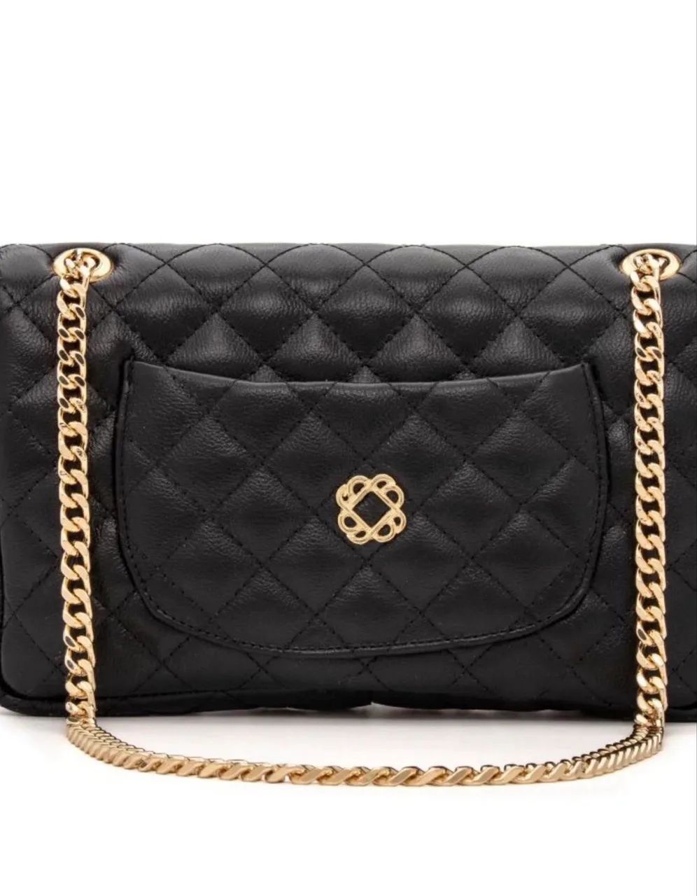 Bolsa em couro legítimo, modelo matelassê confeccionada a mão  - Foto 2