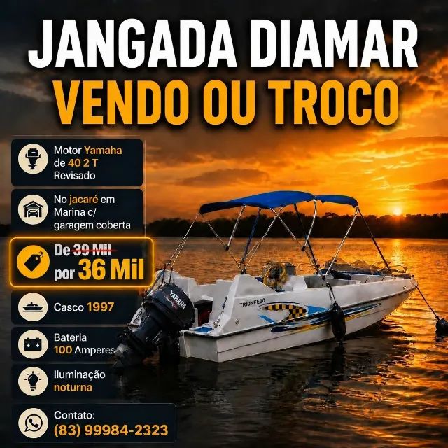 Jangada Diamar Vendo ou Troco