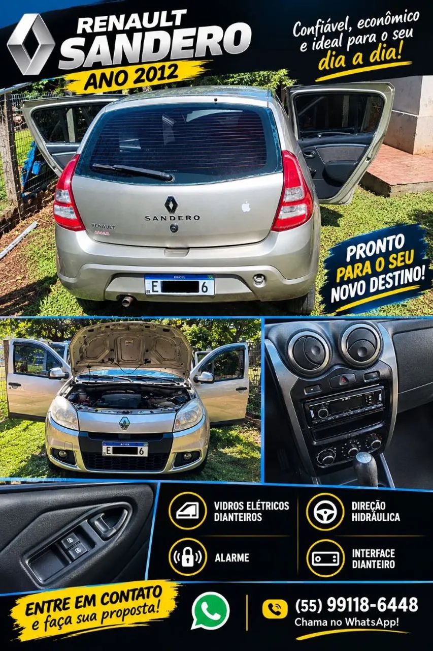 Renault Sandero SANDERO Expression Hi-Flex 1.0 16V 5p 2012