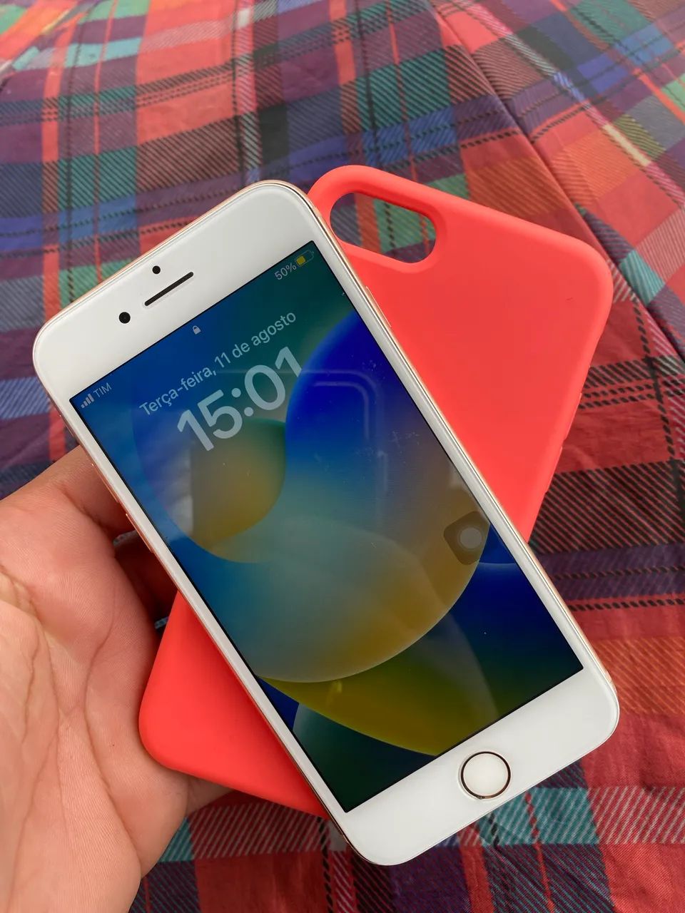 iPhone 8 + iPhone 7 Plus de 128 gb 550 só dois  - Foto 3