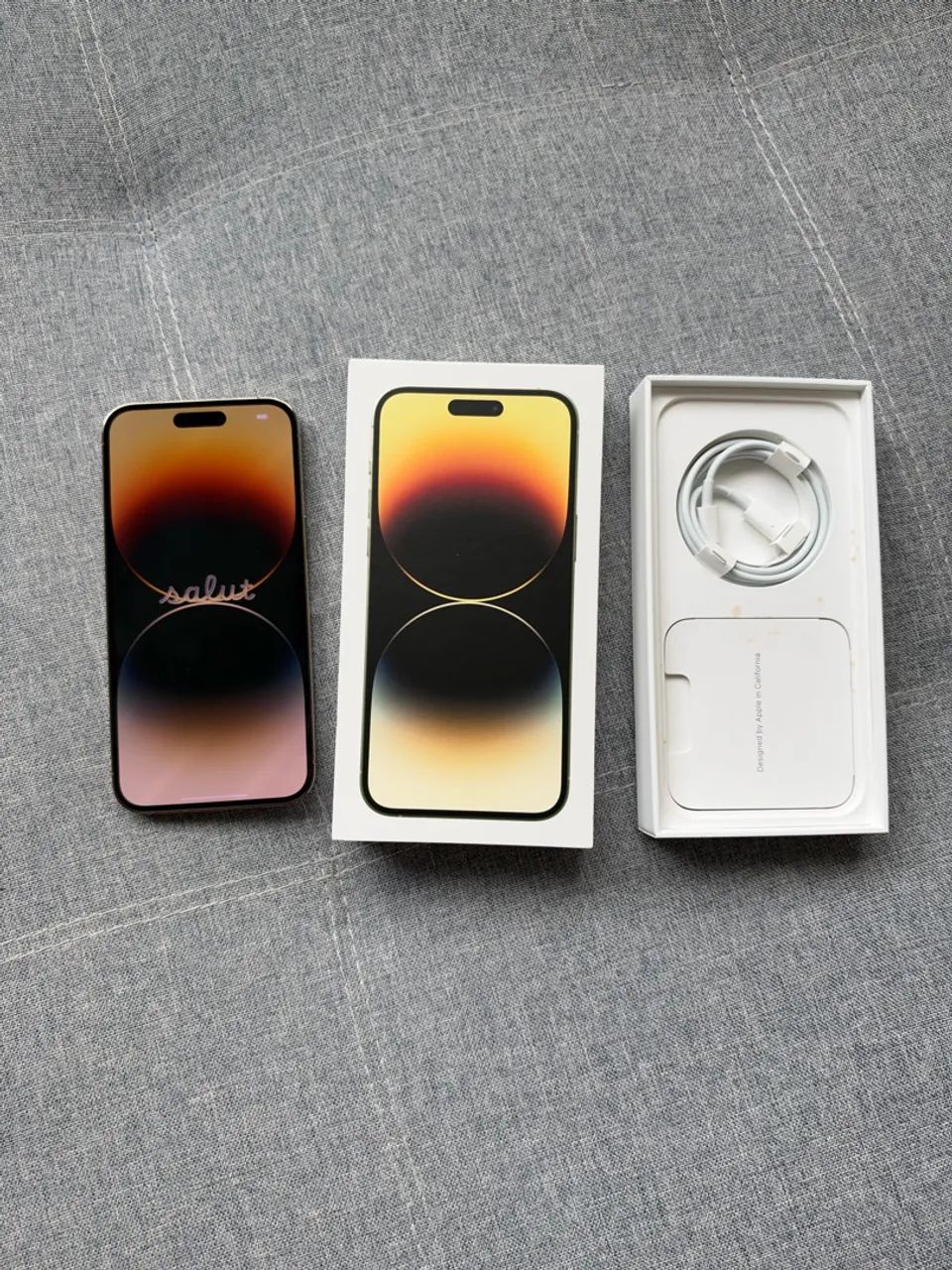 iPhone 14 Pro Max 256 GB Branco e Dourado | Impecável, na Caixa! - Foto 2