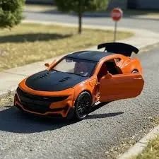 Miniatura Camaro 1/32 Die Cast Laranja - Foto 5