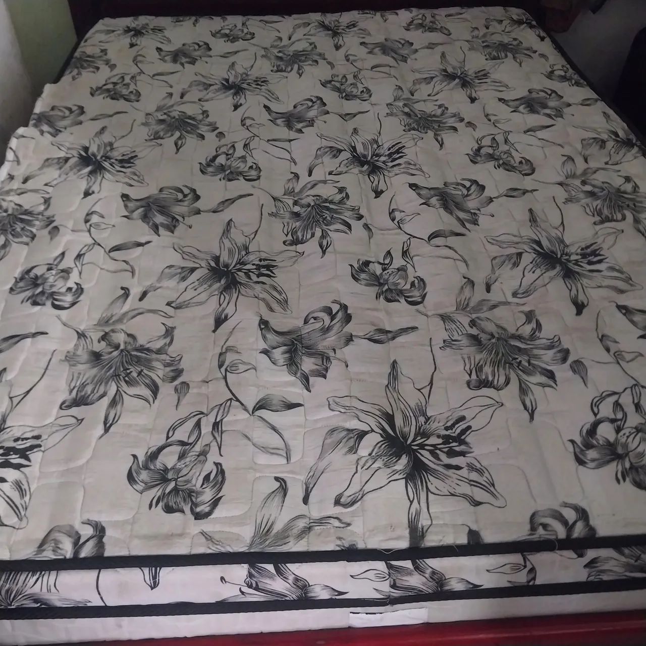 CAMA DE CASAL USADO-BOM  - Foto 2