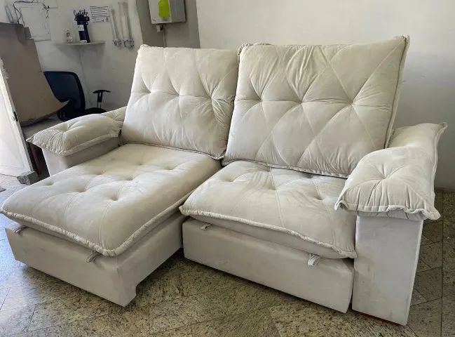 Sofá Retrátil e Reclinável Begevornis 250 cm - Foto 2