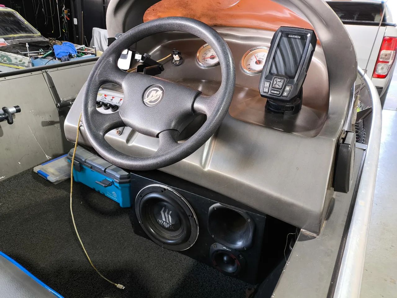 Lancha Alumínio 16 Pés Motor 60 HP  - Foto 4