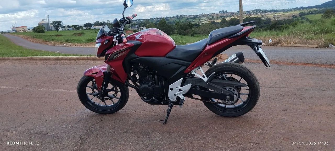 Vendo uma CB 500f  2015 valor 21:000