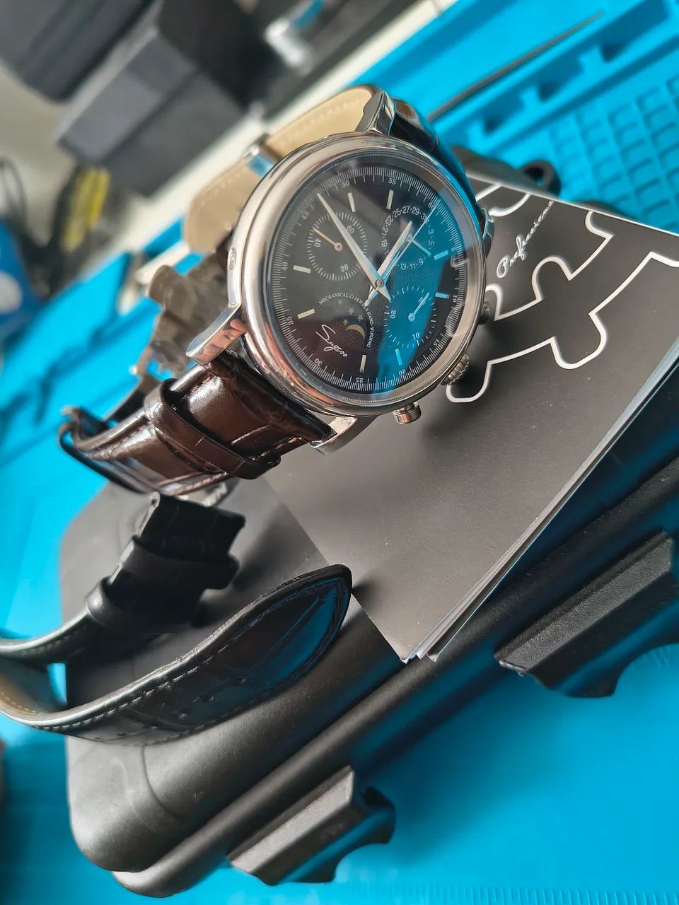  Relógio Suguess Moonphase Master S394