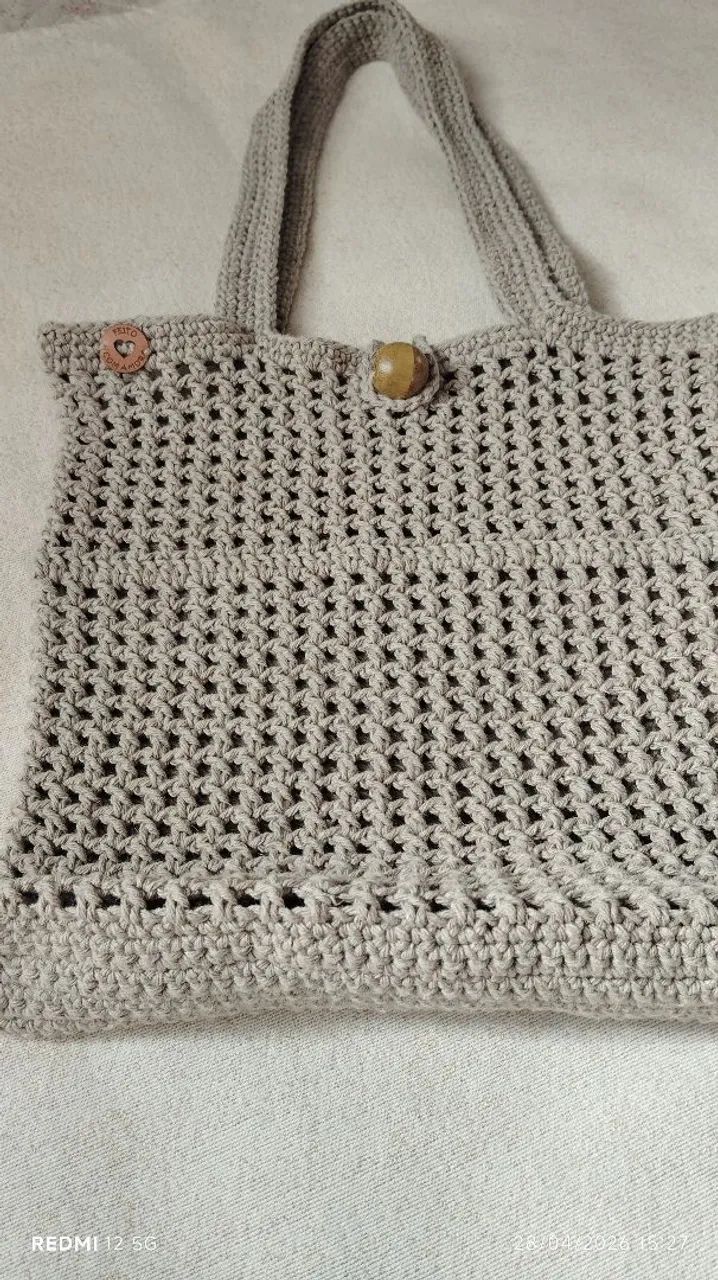 Bolsa de crochê feito a mão nova