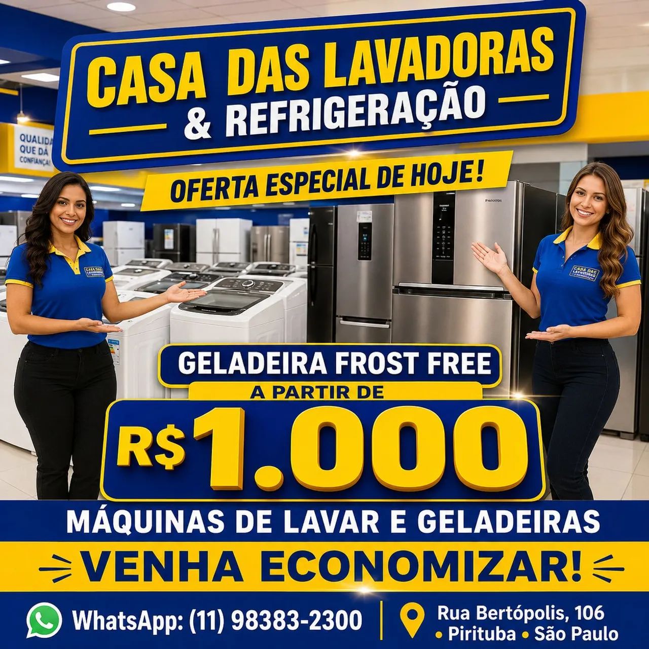 Geladeiras e maquinas de lavar  - Foto 2