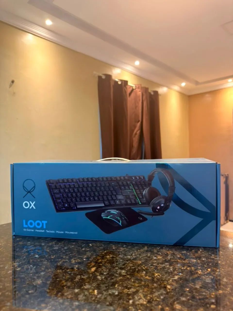 Combo Gamer Teclado Mouse Mousepad OX