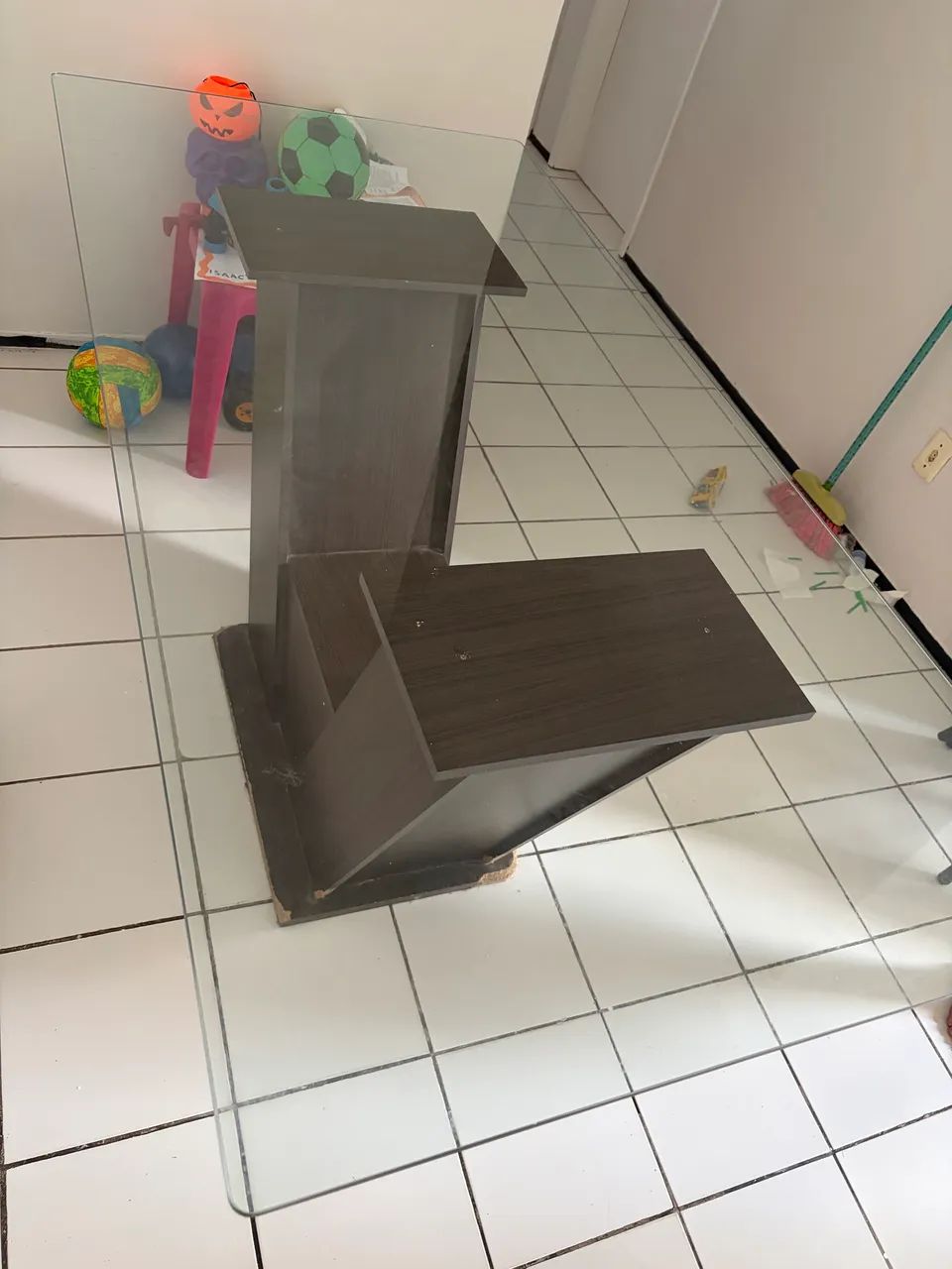Tampo de vidro para mesa com 6 cadeiras - Foto 4