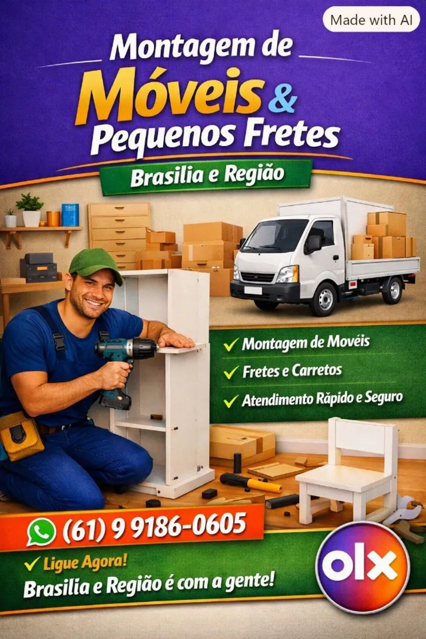 Montador de Moveis e Pequenos Fretes