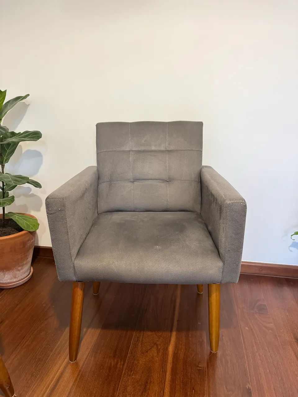 Poltronas decorativas cinza - Foto 2