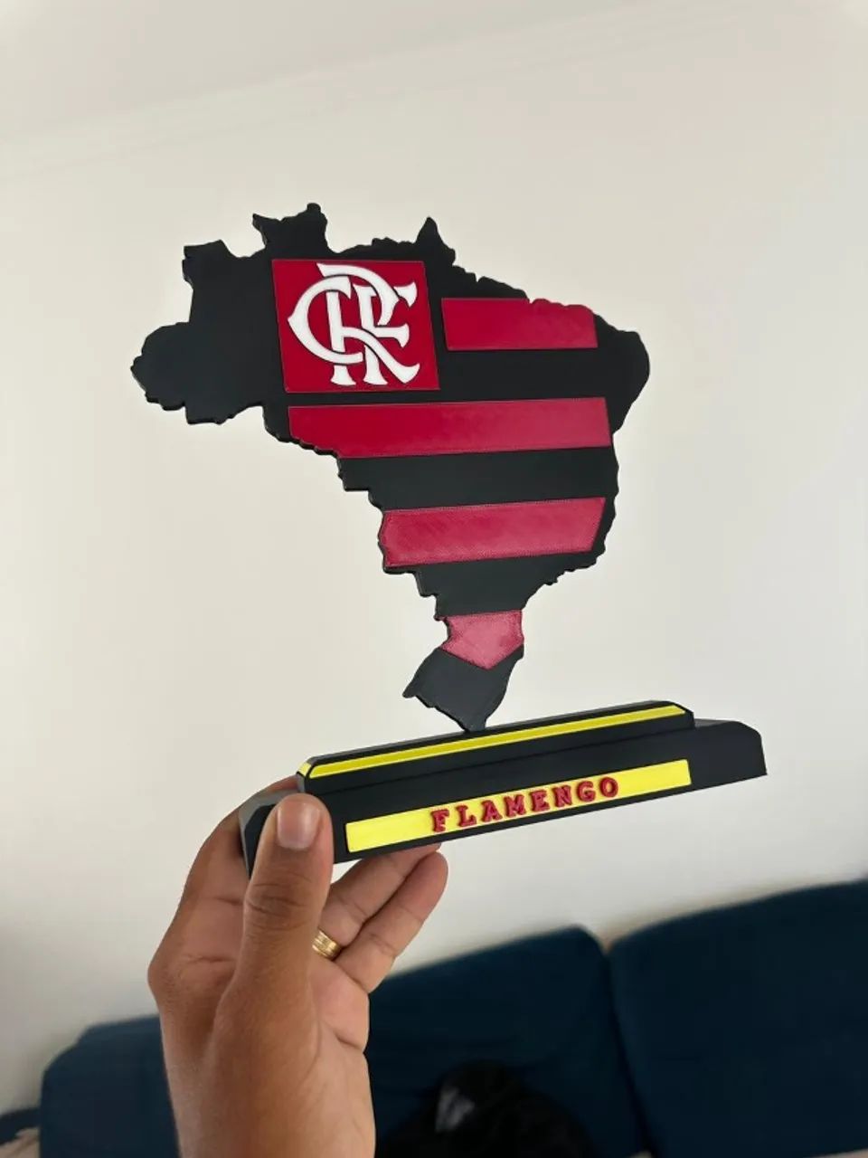 Placa decorativa FLAMENGO e PALMEIRAS - Foto 2