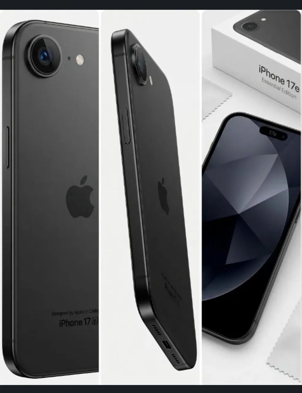 iPhone 17e 256GB Preto - Caixa Original - Garantia Apple