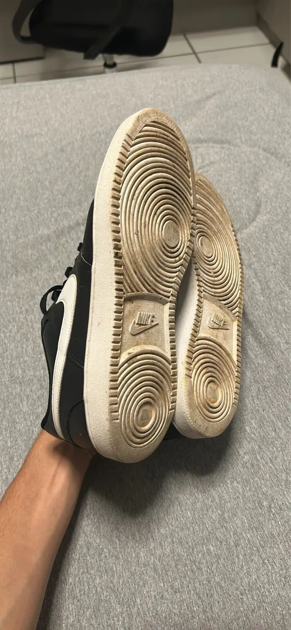 Nike Court Vision Low Preto e Branco - Foto 2