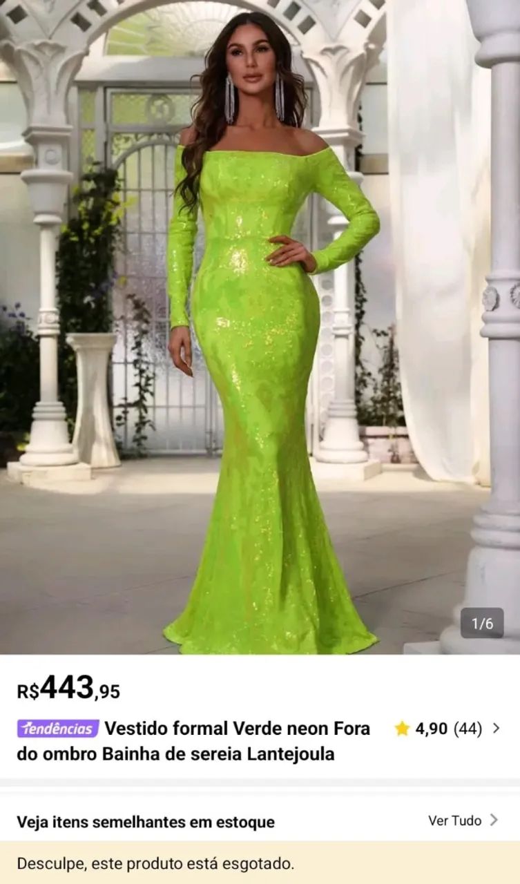 VESTIDO DE FESTA ÚNICO - Foto 3