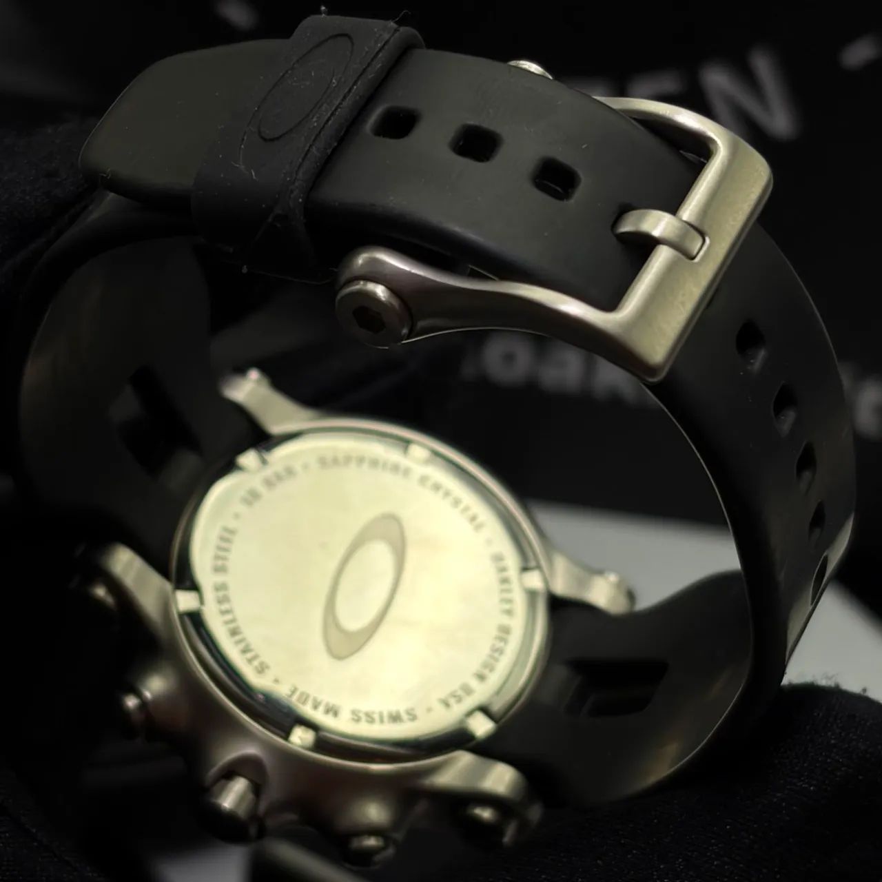 RELÓGIO OAKLEY HOLESHOT 6-HAND HONED WHITE DIAL - Foto 2