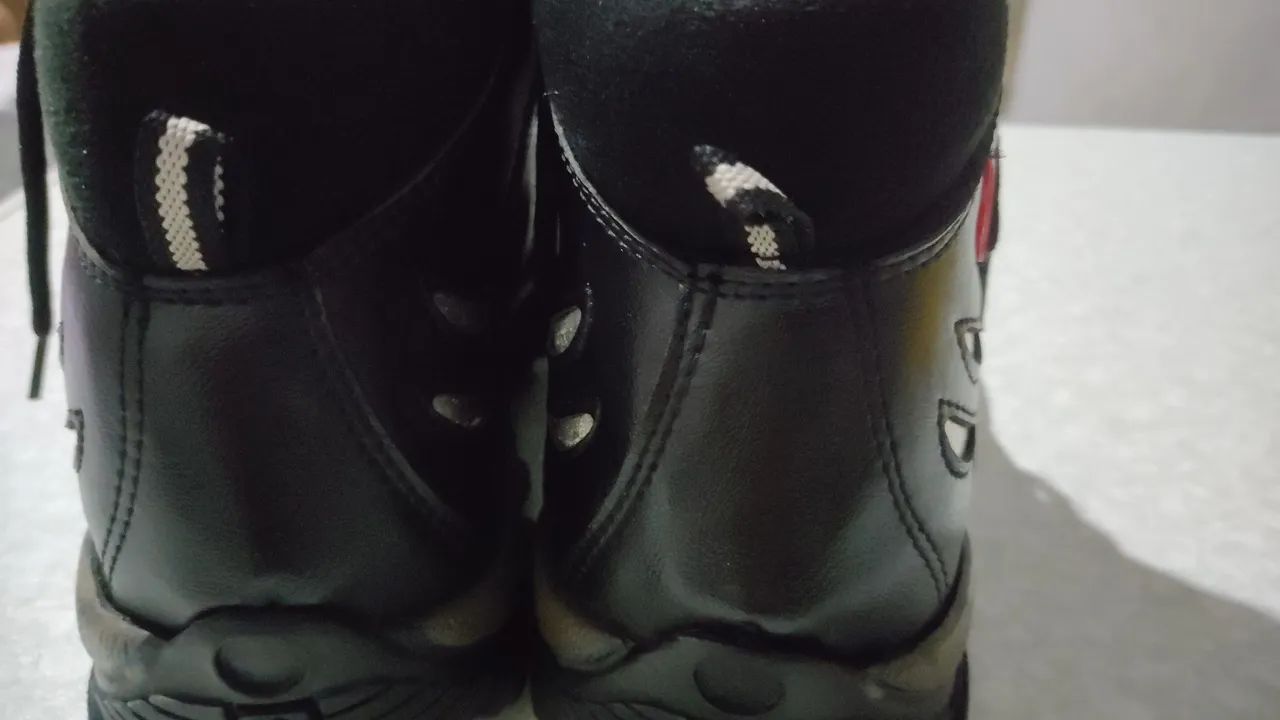 Bota coturno de couro  - Foto 4