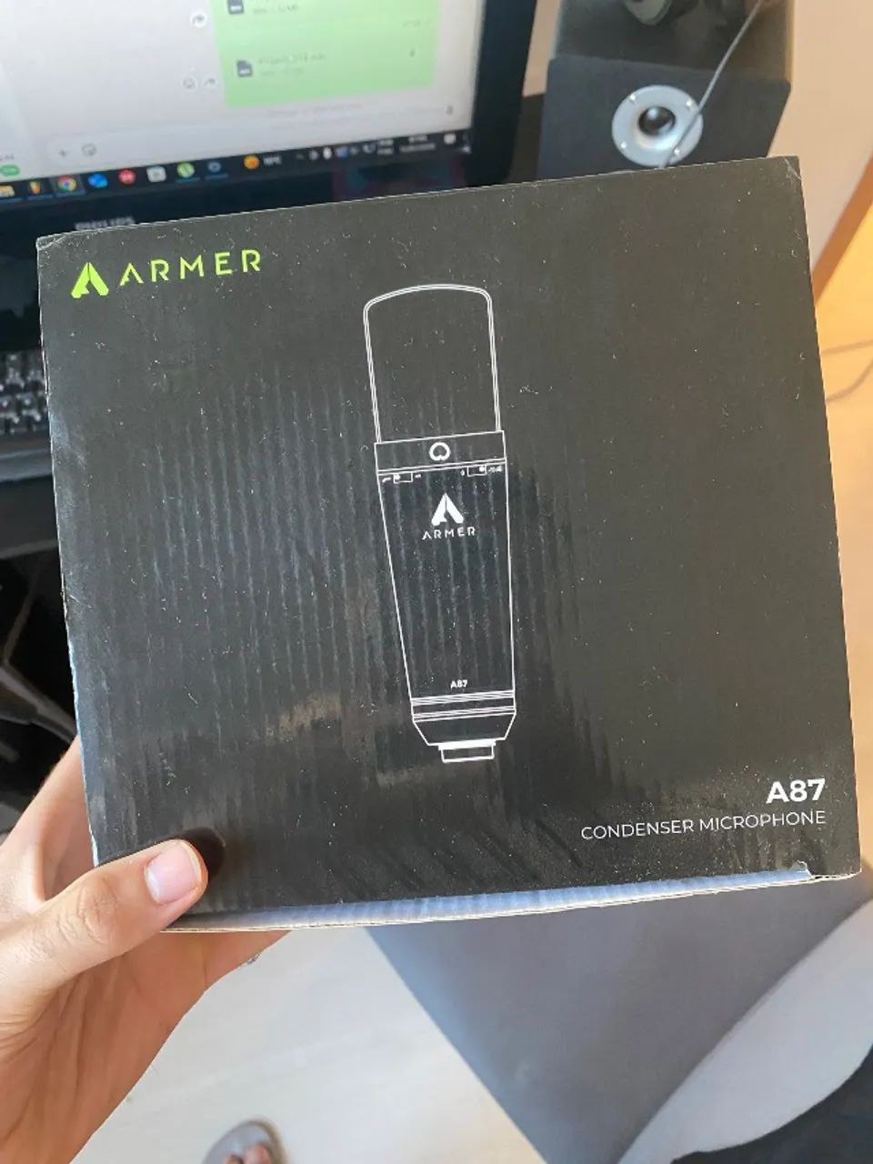Microfone Condensador Armer A87 - Na Caixa (Impecável) - Foto 4