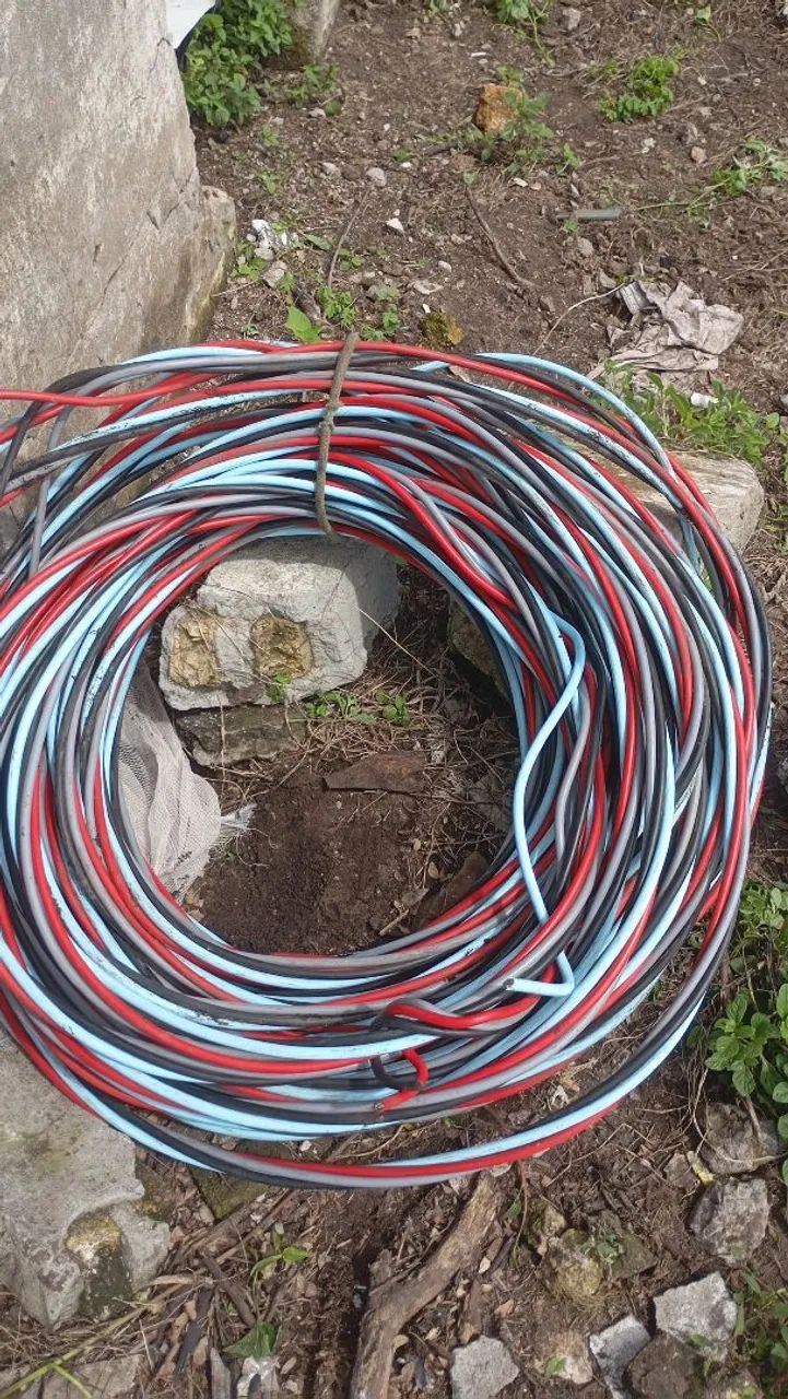 Cabo multiplexado de alumínio trifásico