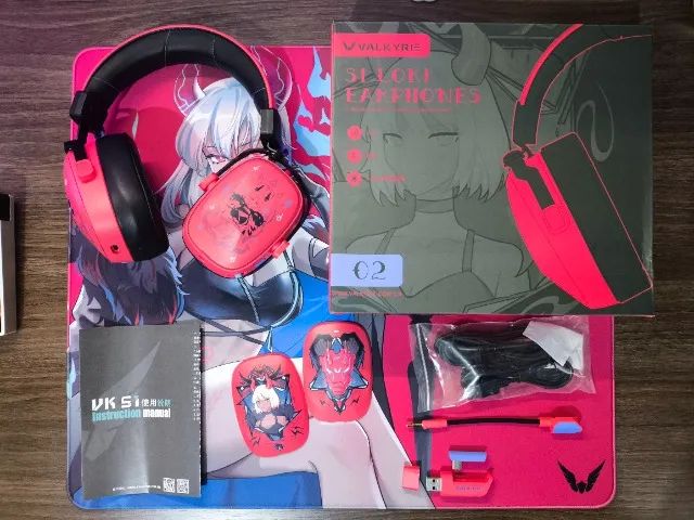 Headset Wireless Valkyrie VK S1 Loki 2.4Ghz + Bluetooth