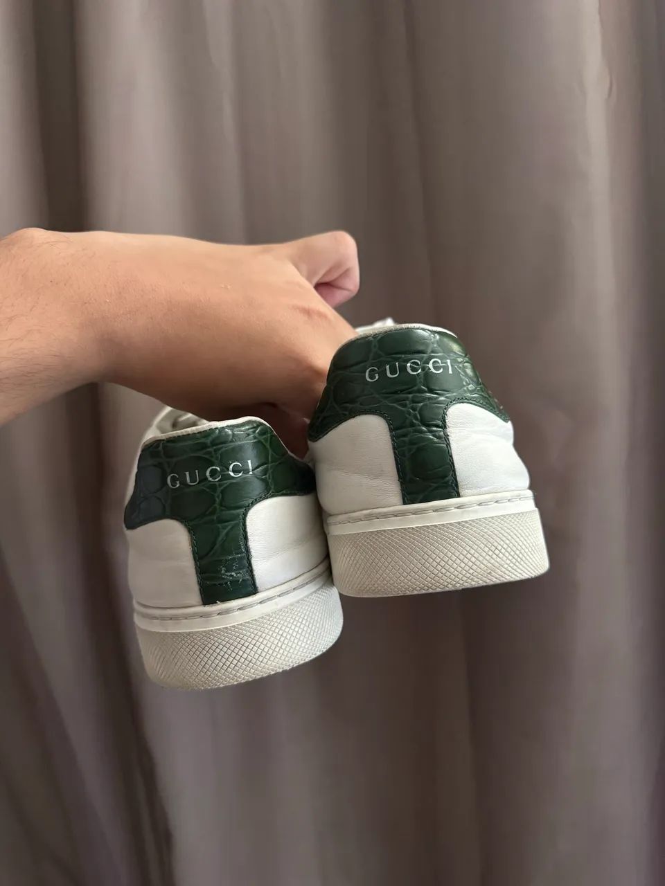 tênis gucci ace branco 41/42 - Foto 4