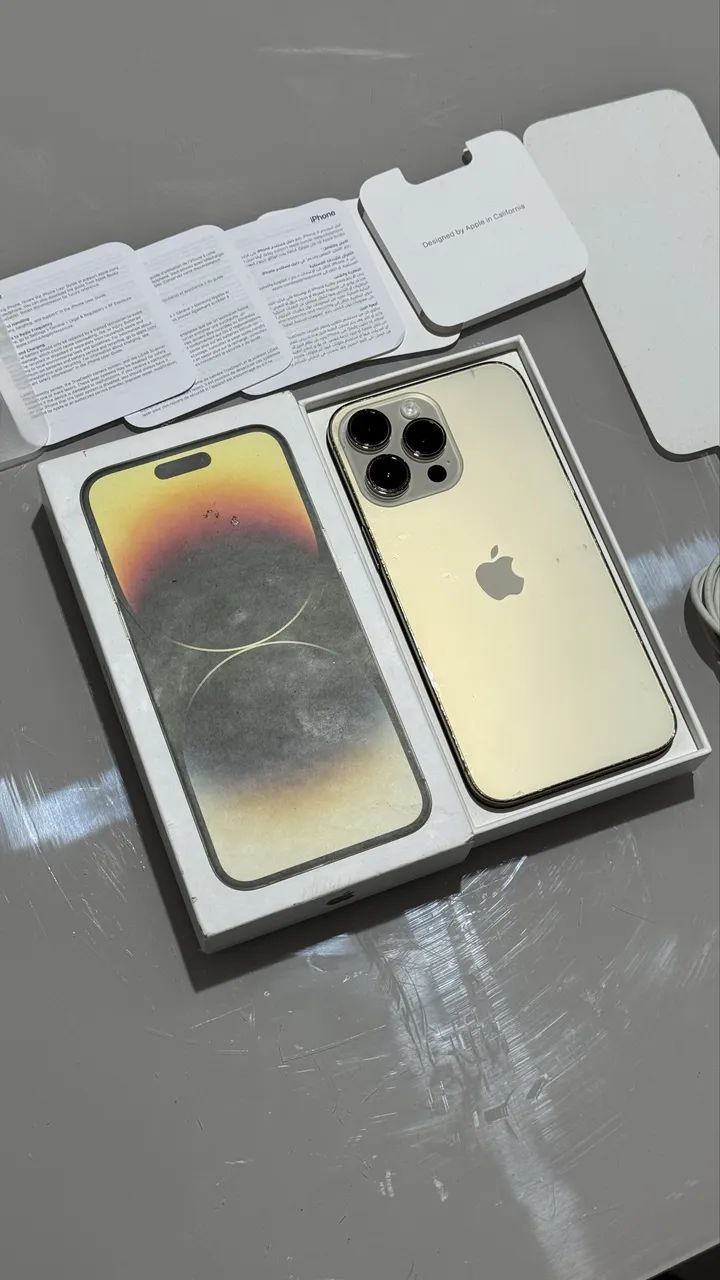 IPHONE 14 PRO MAX DOURADO  - Foto 2
