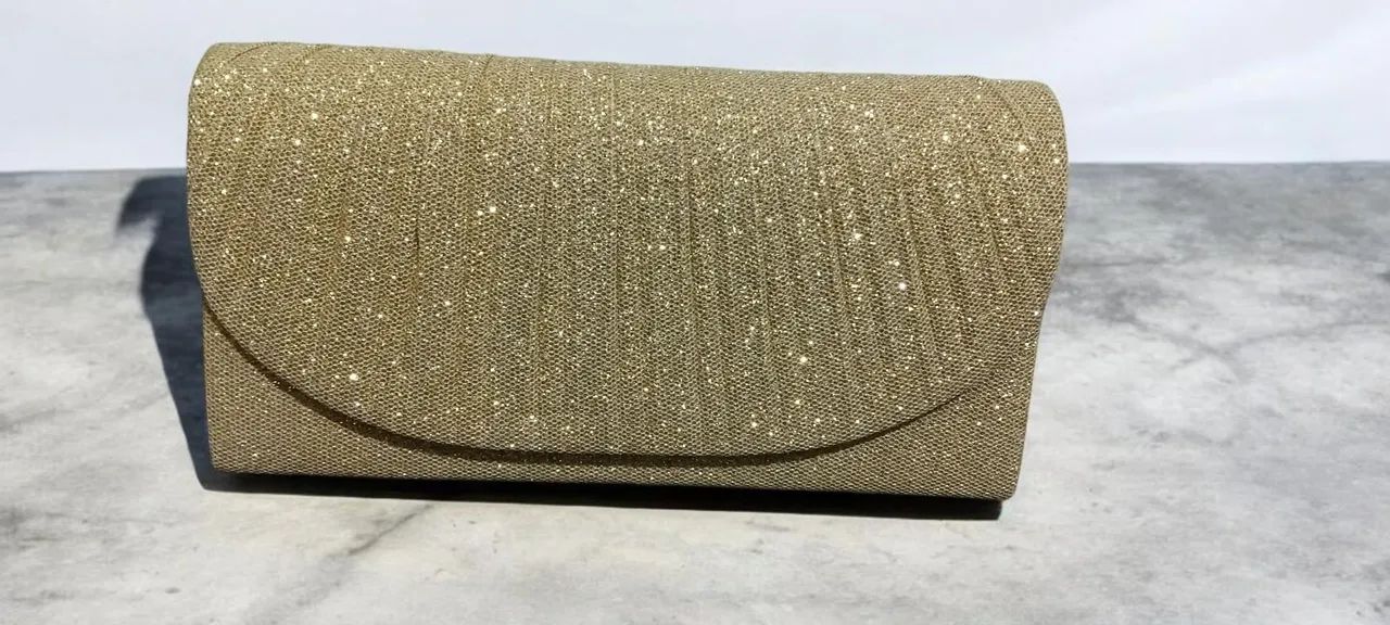 Bolsa Clutch Dourada