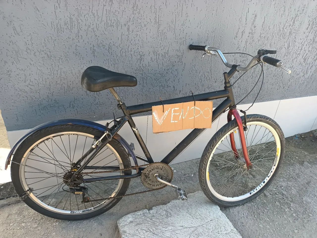 Bicicleta semi nova quadro reto  - Foto 2