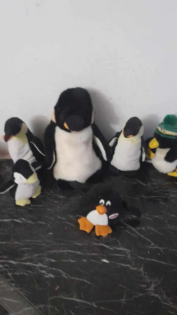 Kit pelúcia de Pinguins