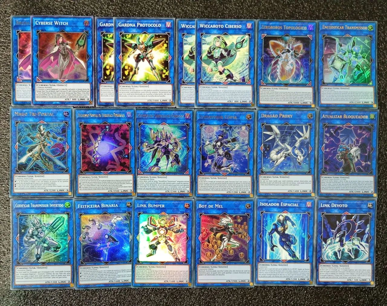 deck estrutural link ciberso cartas originais de yu-gi-oh - Foto 4