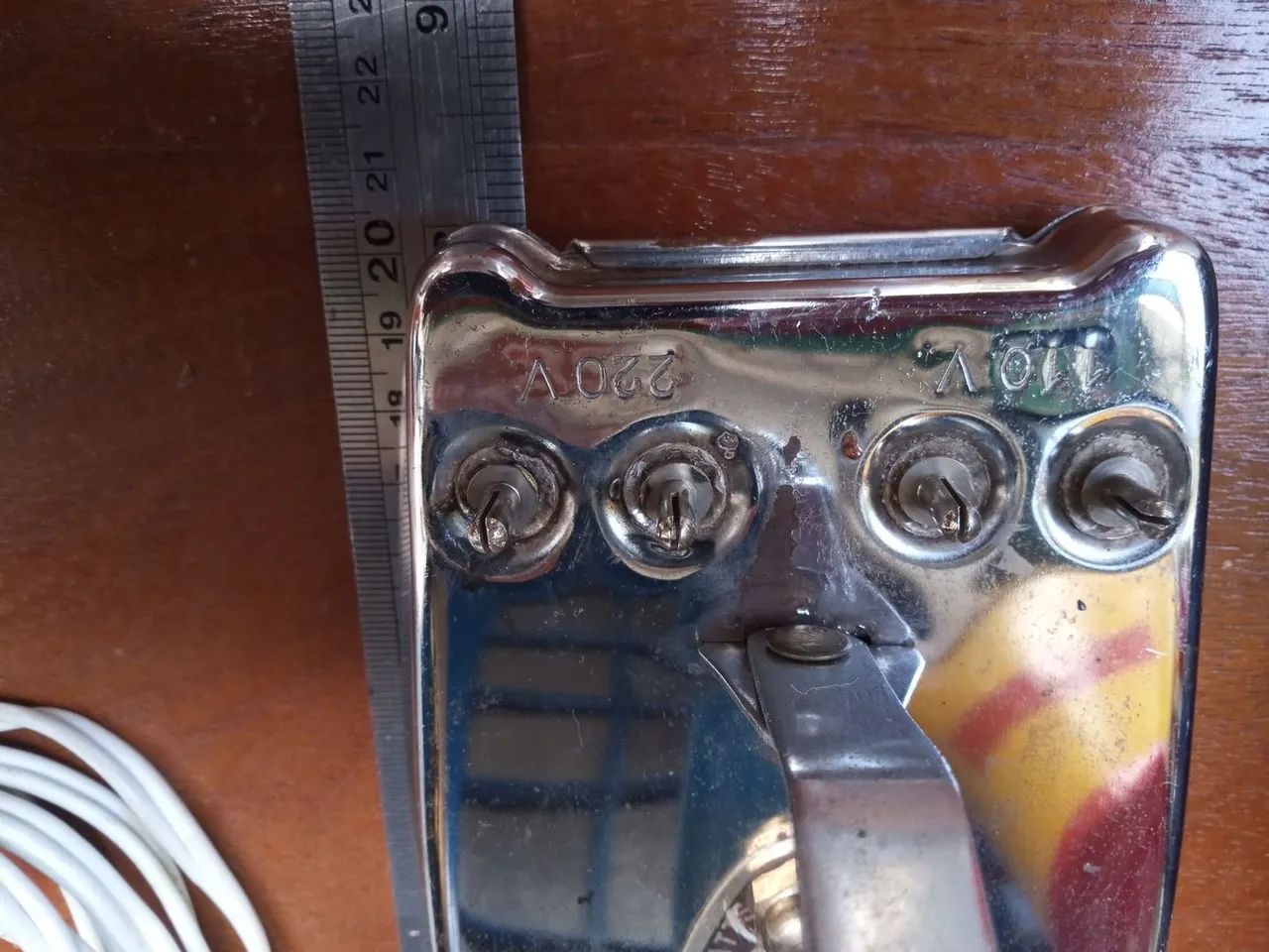 Ferro antigo de passar roupa  - Foto 2