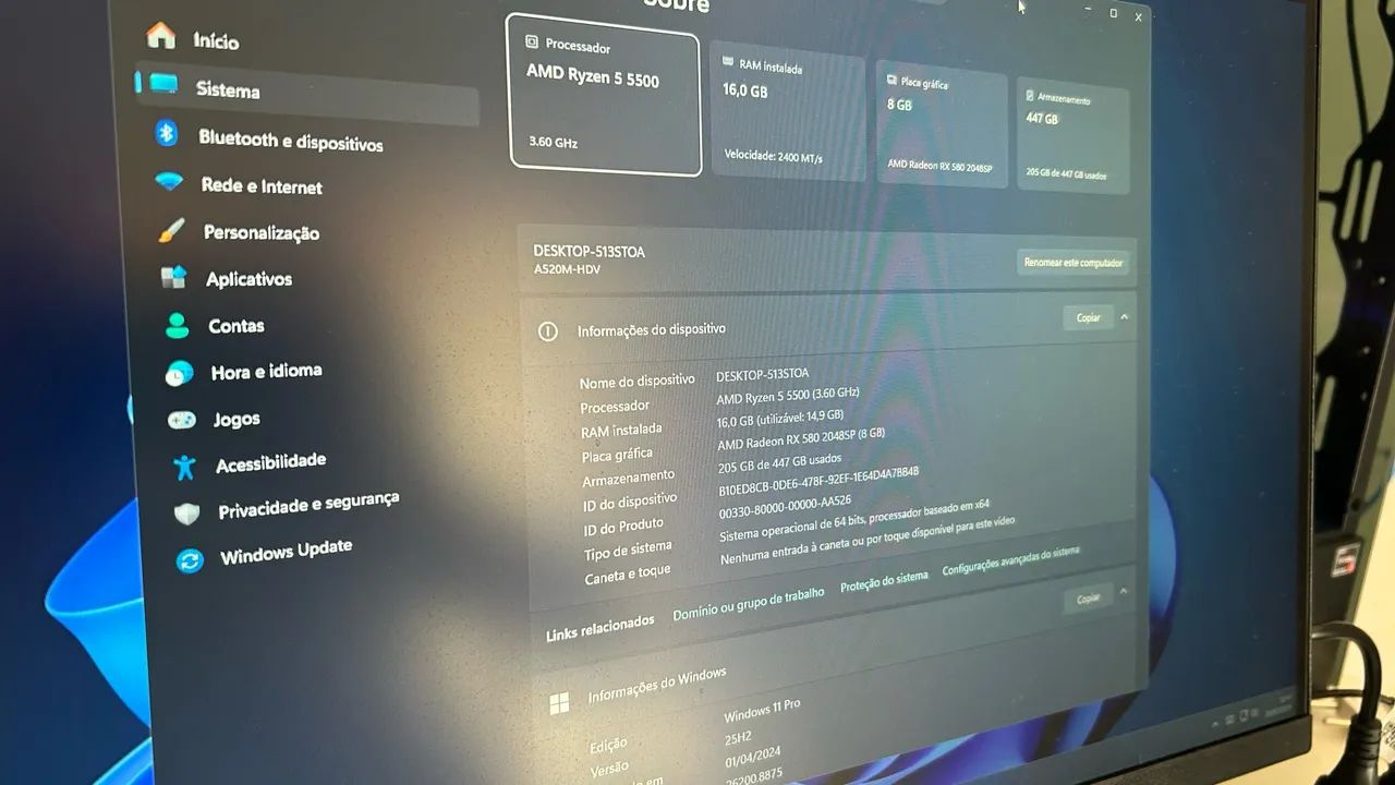 PC GAMER | Ryzen 5 | RX 580 8GB | 16GB RAM - Foto 4