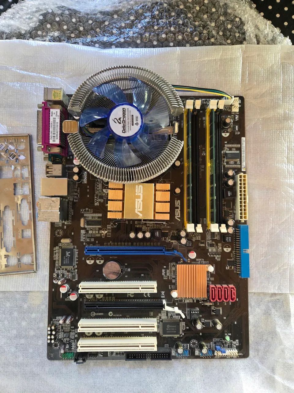 Placa mãe asus processador core 2 quad 4 gb memória DDR 2 - Foto 4
