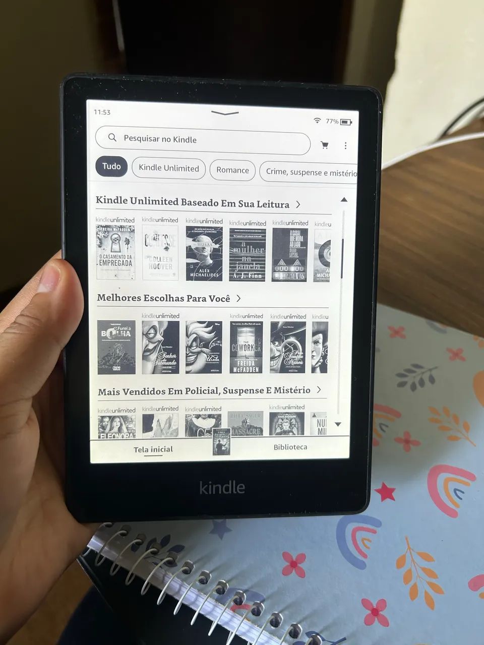 Kindle 11 geração paperwhite 16gb 2024 - Celulares e Smartphones