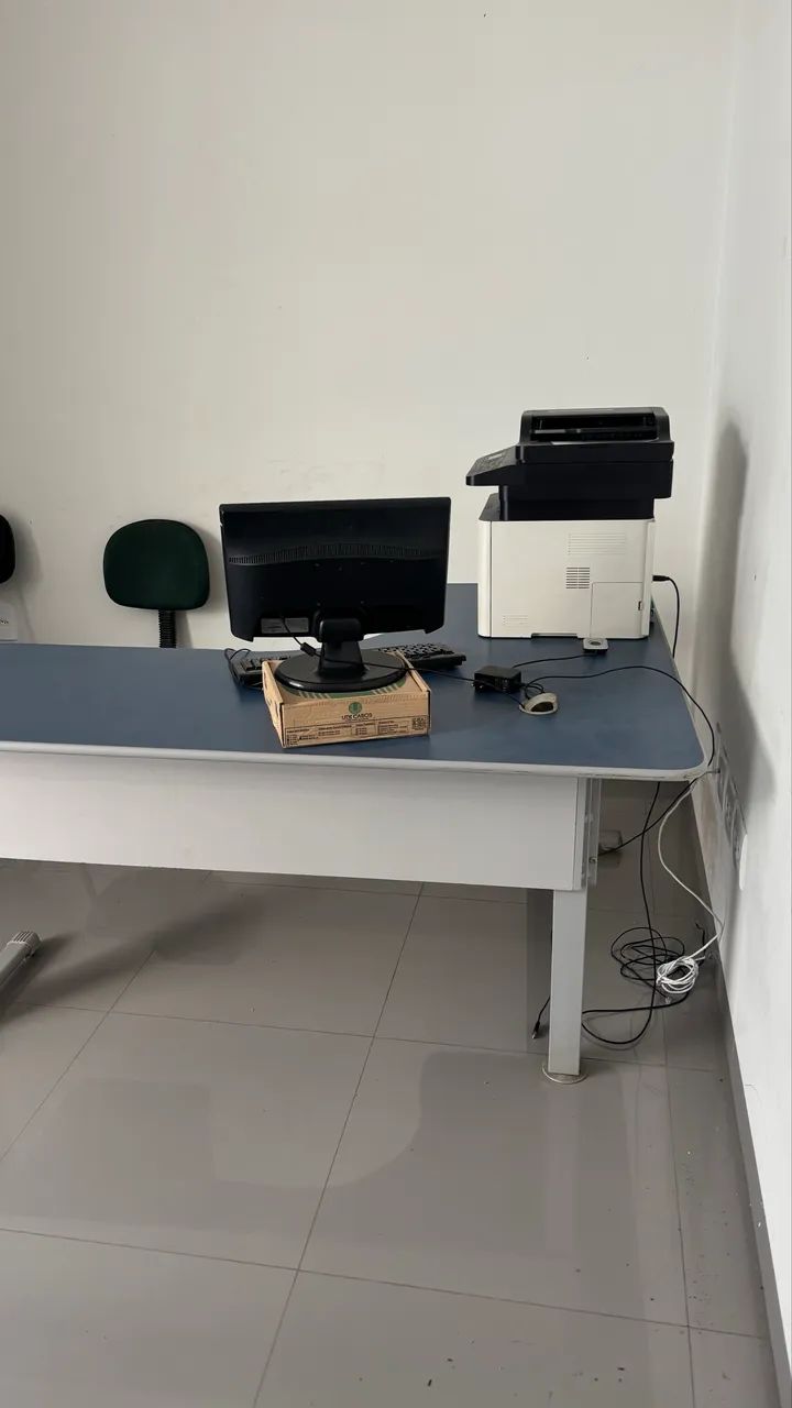 Mesa ilha com 3 gavetas  - Foto 2