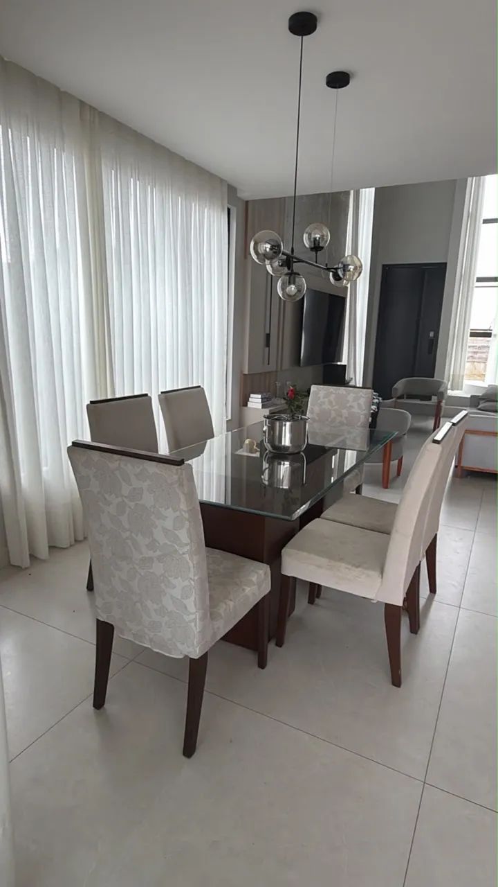 Mesa de jantar de madeira - Foto 5