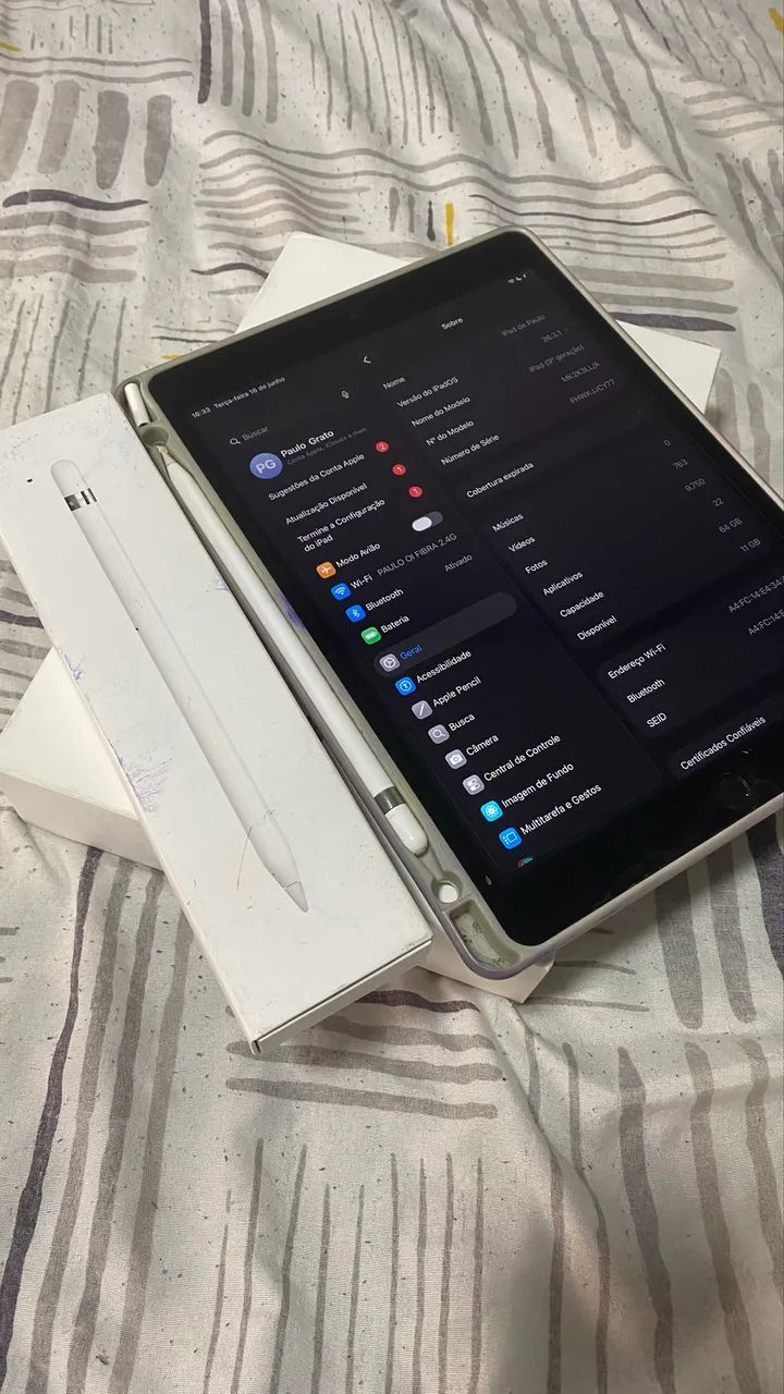 iPad 9ª geração + Apple Pencil  - Foto 2