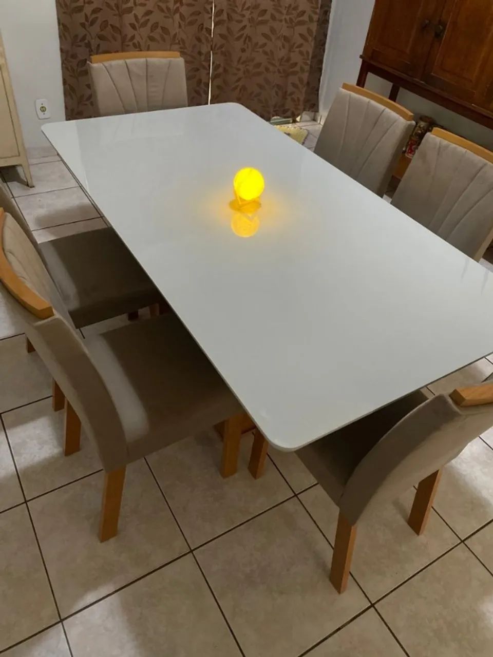 Mesa de jantar Lorena 6 lugares 