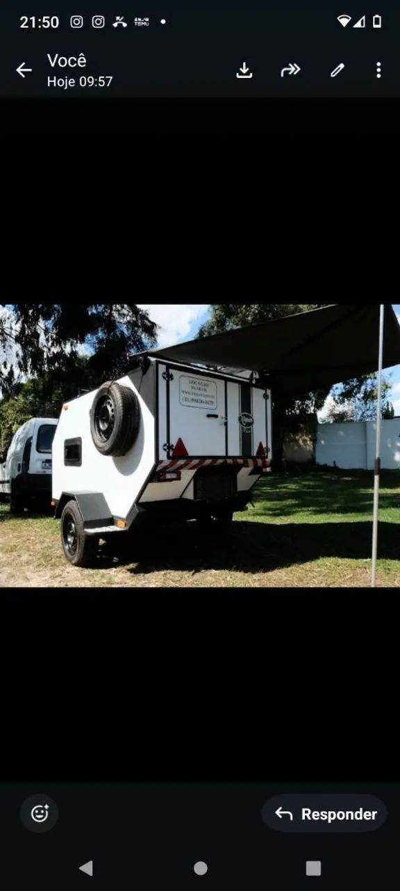 Locação  de mini trailer camping estilo off road - Foto 3