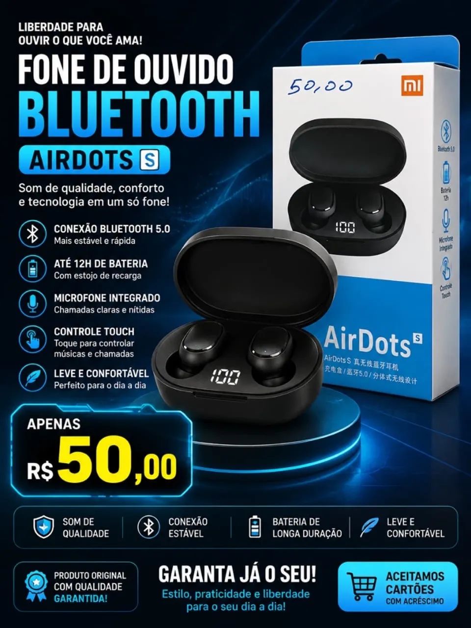 Carregadores Turbo e Fones para iPhone e Android | Novos - Foto 4