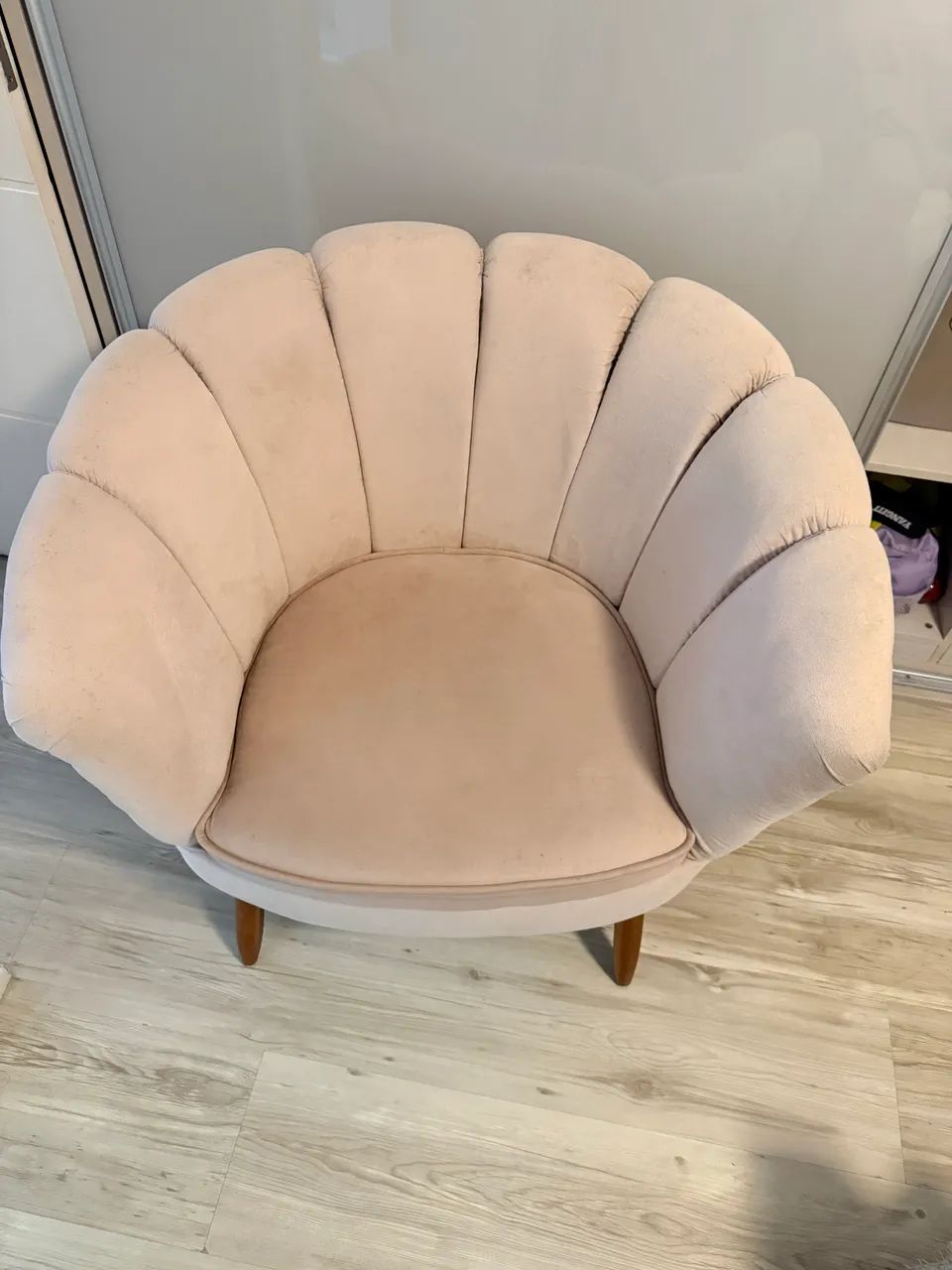Poltrona suede rosa Nude - Foto 5