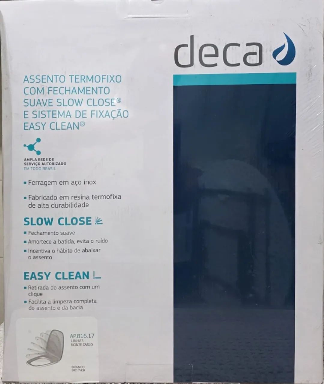 Kit Completo Bacia Convencional | Deca Monte Carlo - Branco - Foto 3