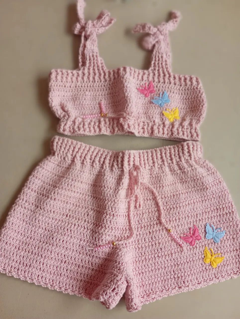 Conjunto bebê croche