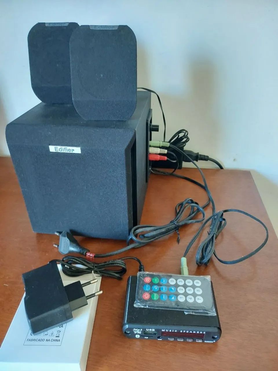 Kit Edifier X100 + Mp3 Bluetooth Kebidu Player - Foto 2
