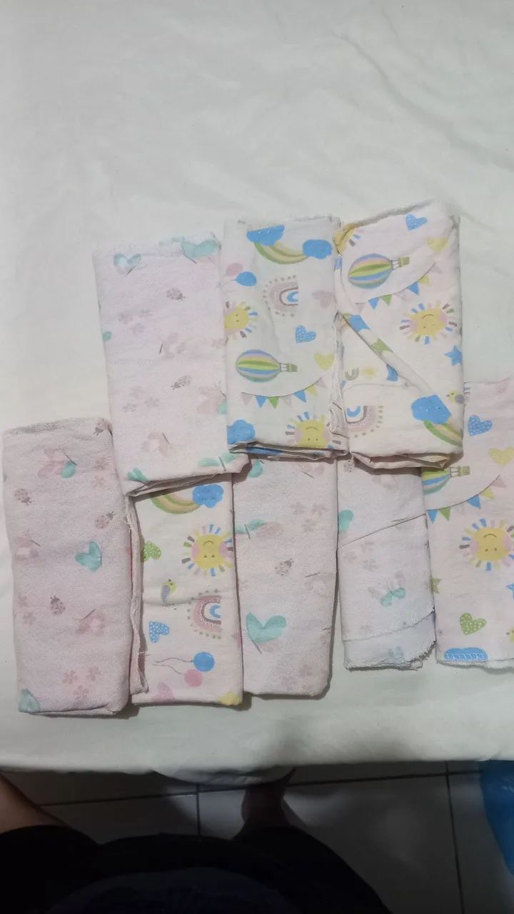 Cueiros tema variado para menina
