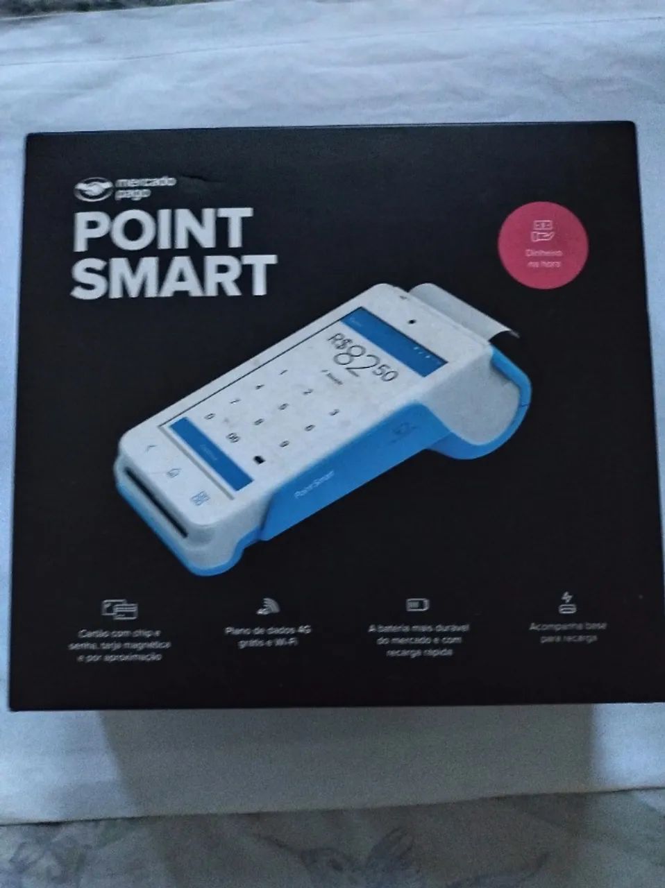 MAQUINA DE CARTÃO MERCADO PAG - POINT SMART COMPLETA