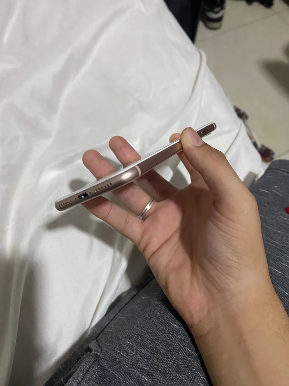 iPhone 8 Rose 64gb Impecável  - Foto 4