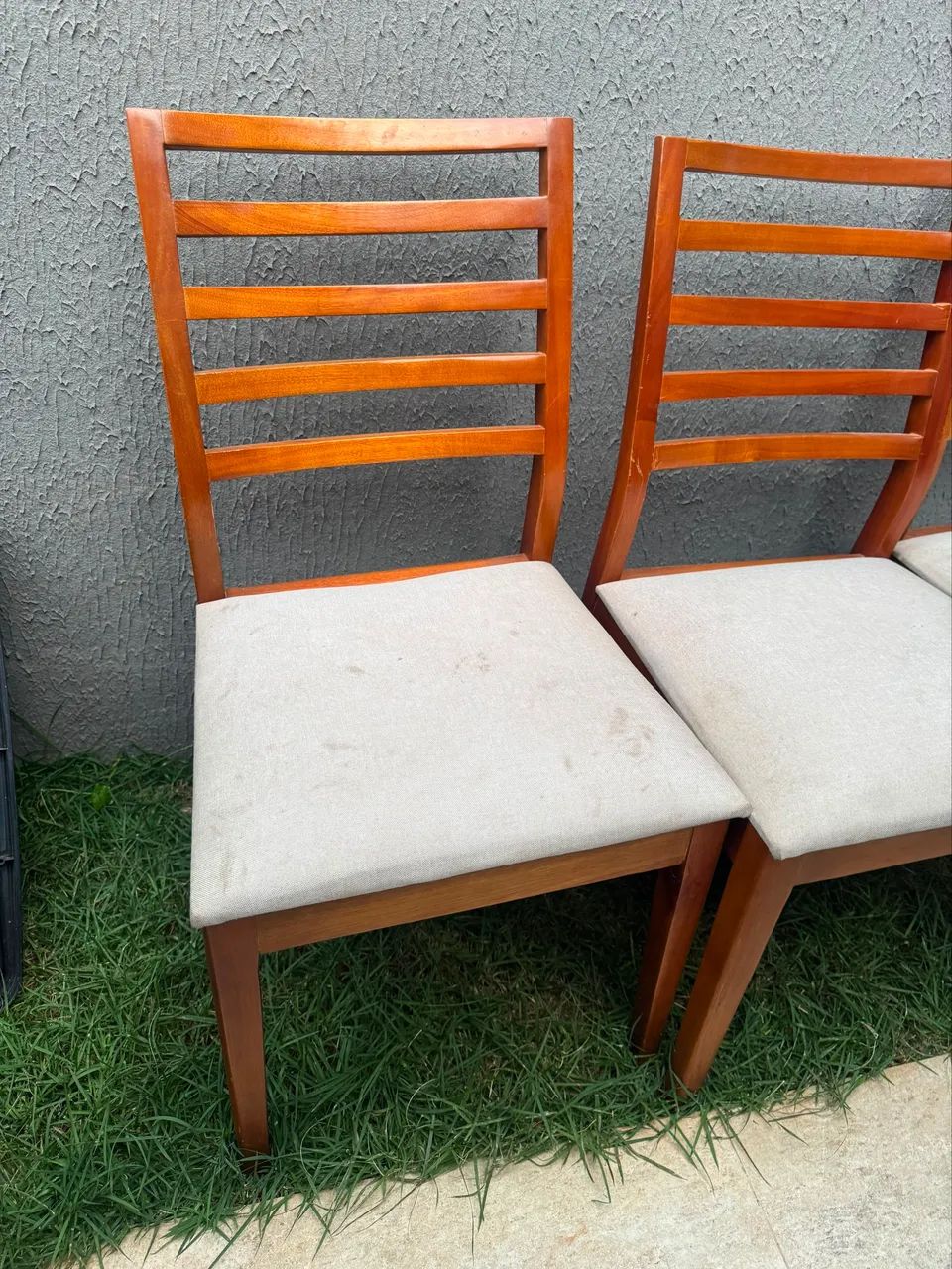 4 cadeiras de linho - Foto 3
